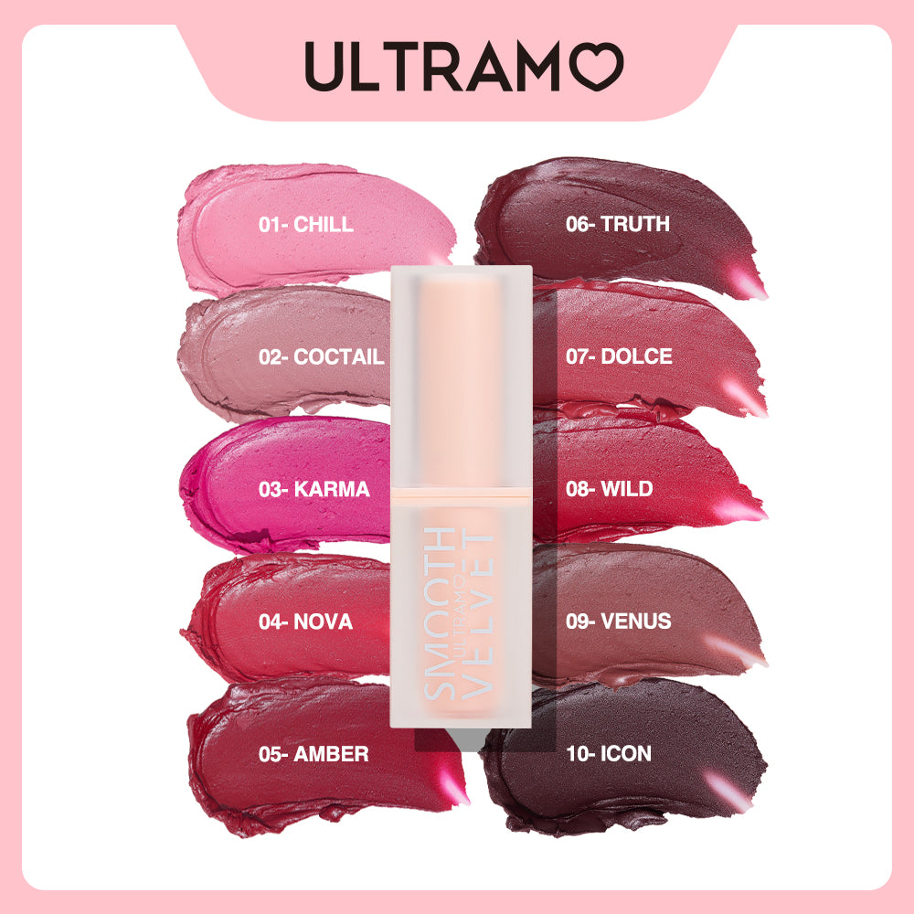 ULTRAMO 10 two-tone tube velvet matte lipstick WD011