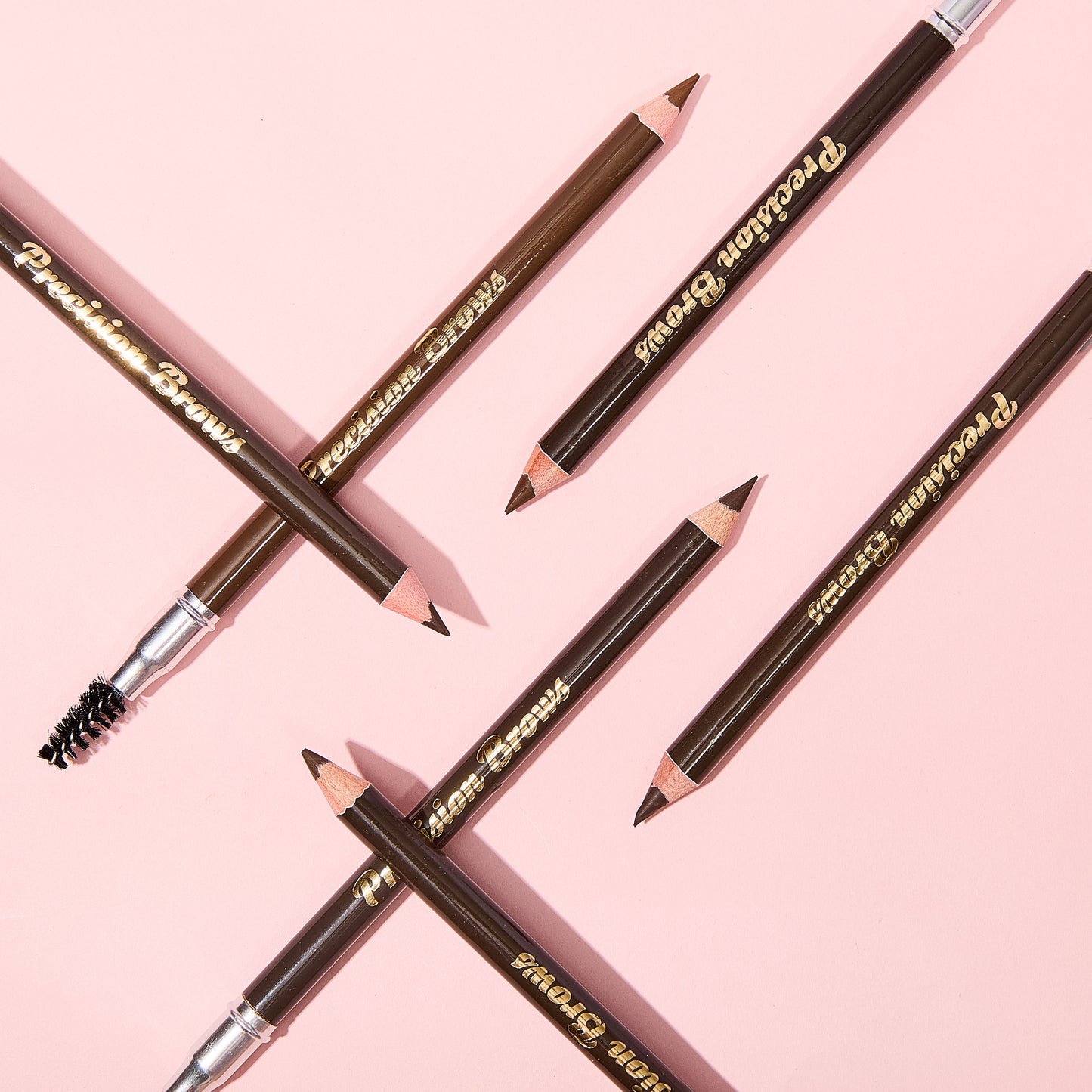 ULTRAMO 3 color one brush one pencil wooden pole eyebrow pencil single set W2354