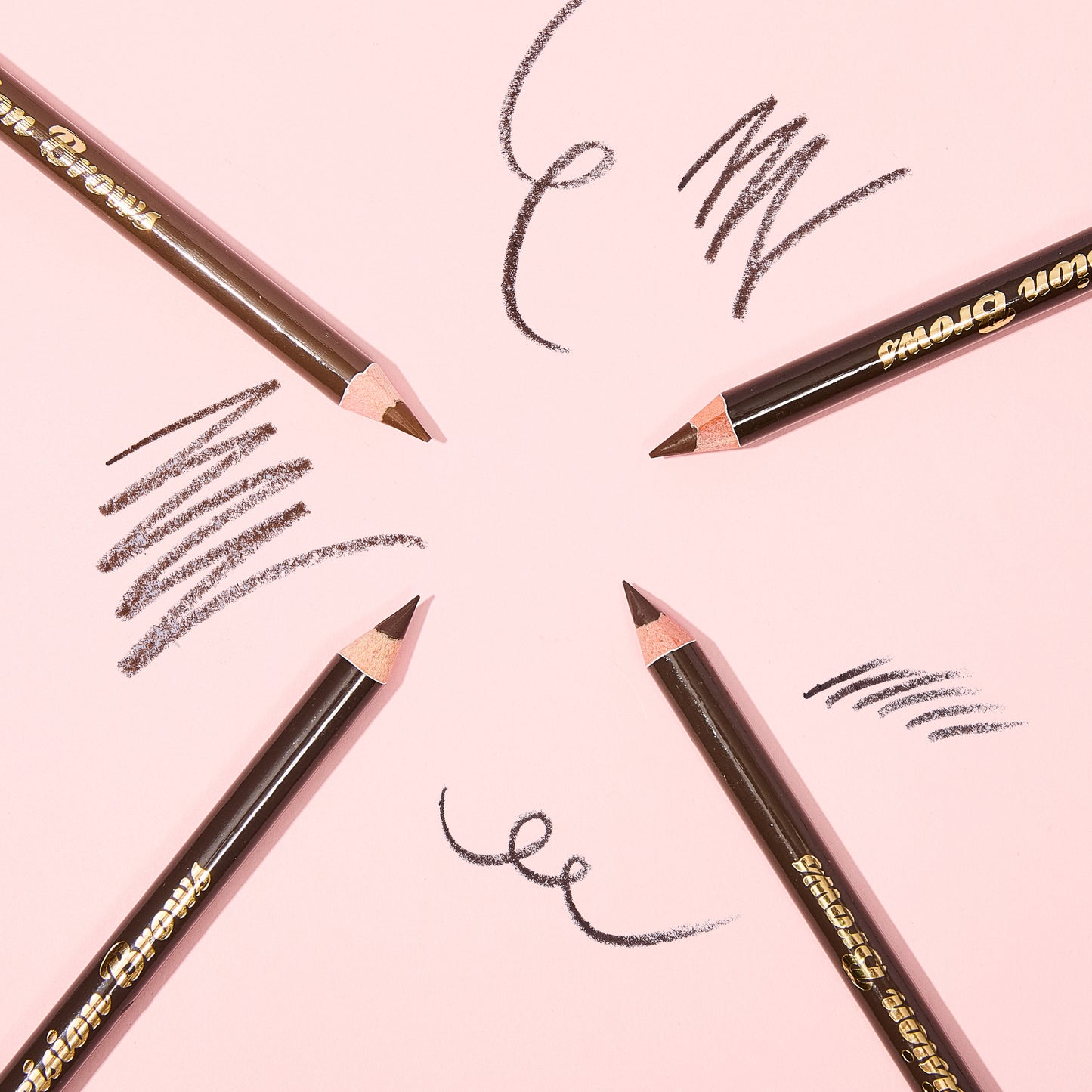 ULTRAMO 3 color one brush one pencil wooden pole eyebrow pencil single set W2354