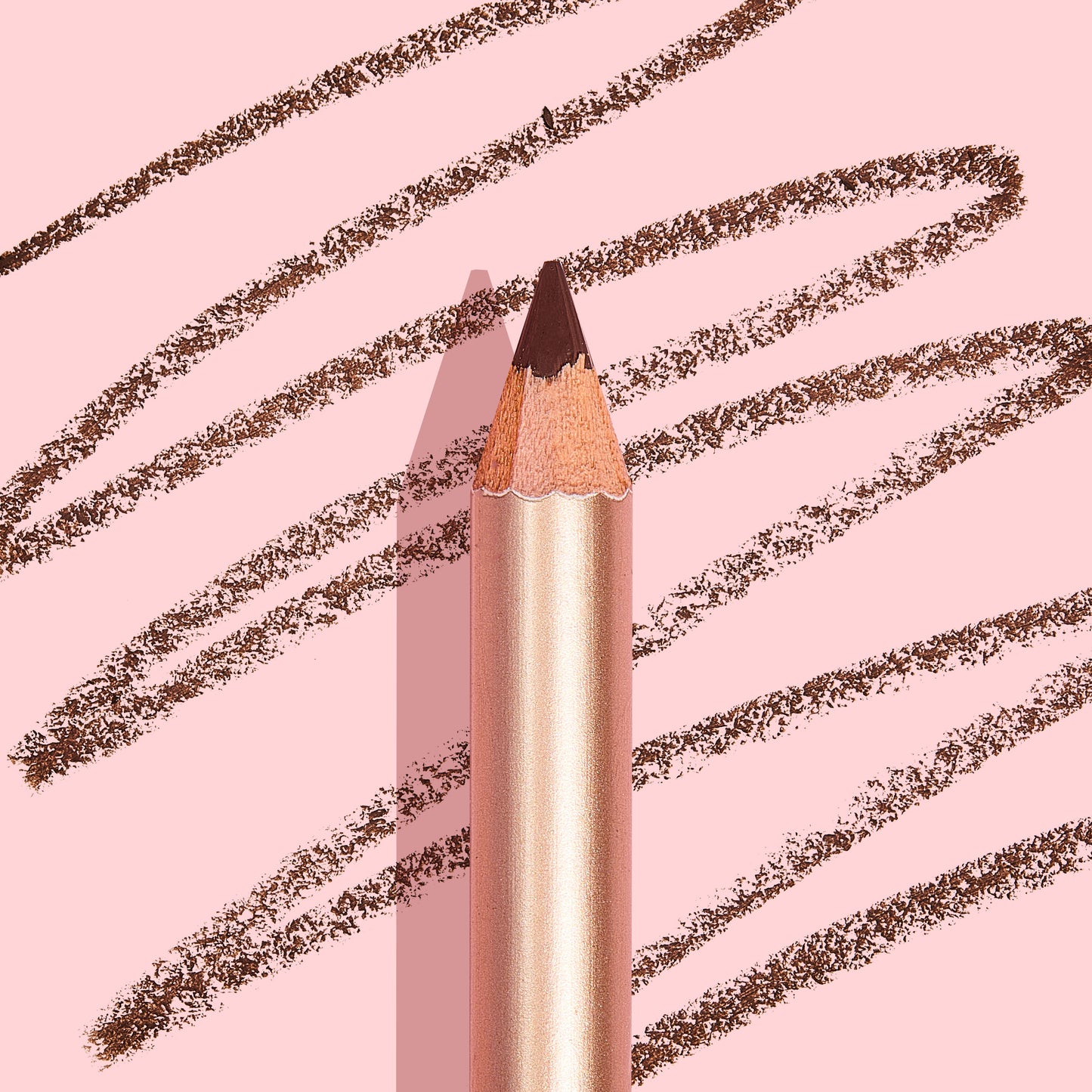 ULTRAMO 3 color wood pole with gold pole eyebrow pencil WA050