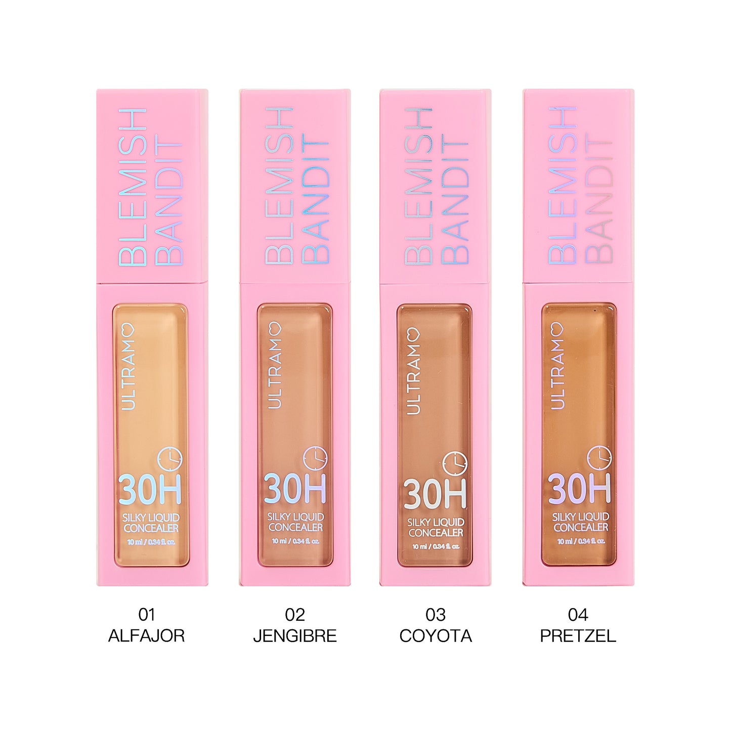 ULTRAMO 4-color long tube body transparent concealer WC048