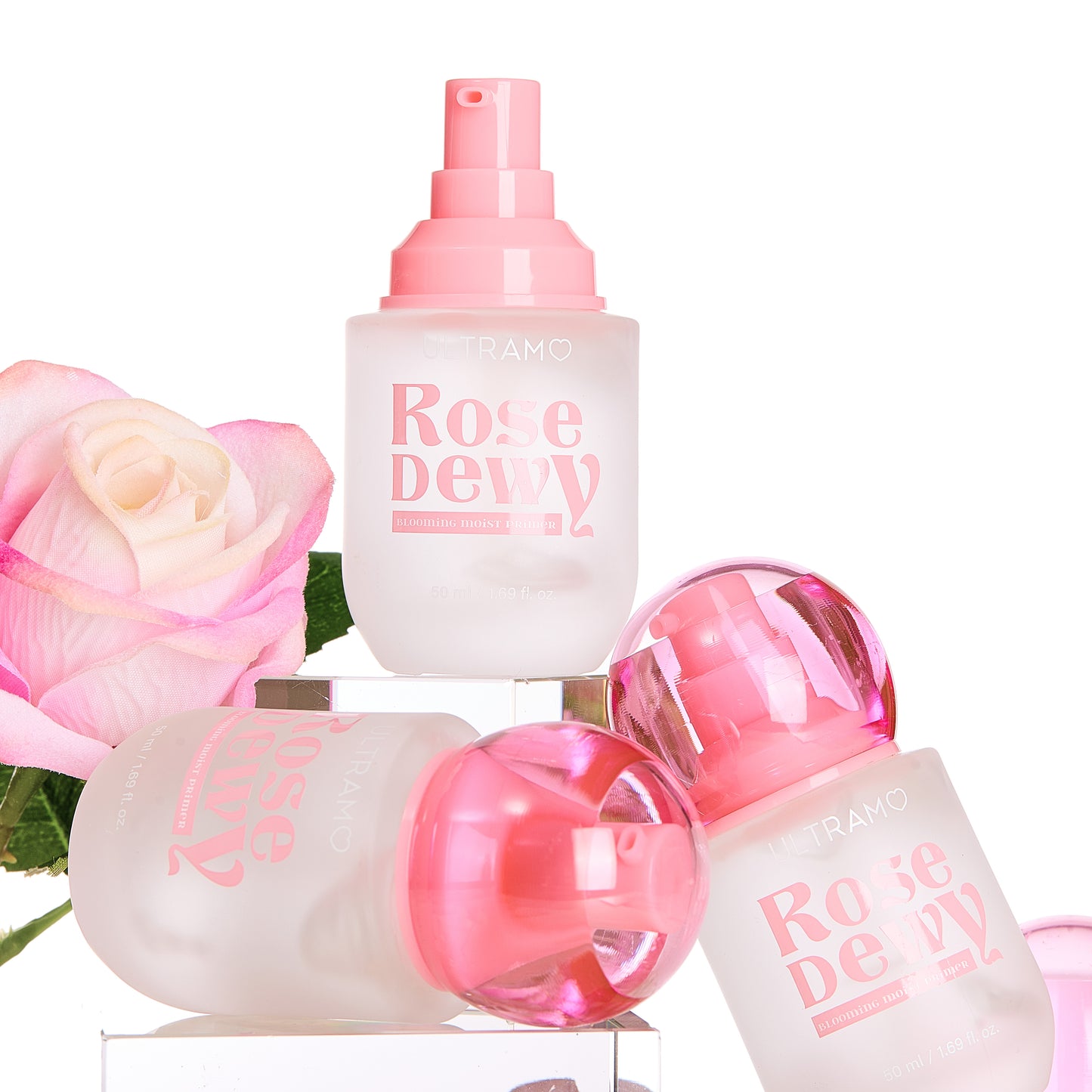 ULTRAMO UAMO Rose Flavored Pre-Makeup Gel in Glass Bottle WC302
