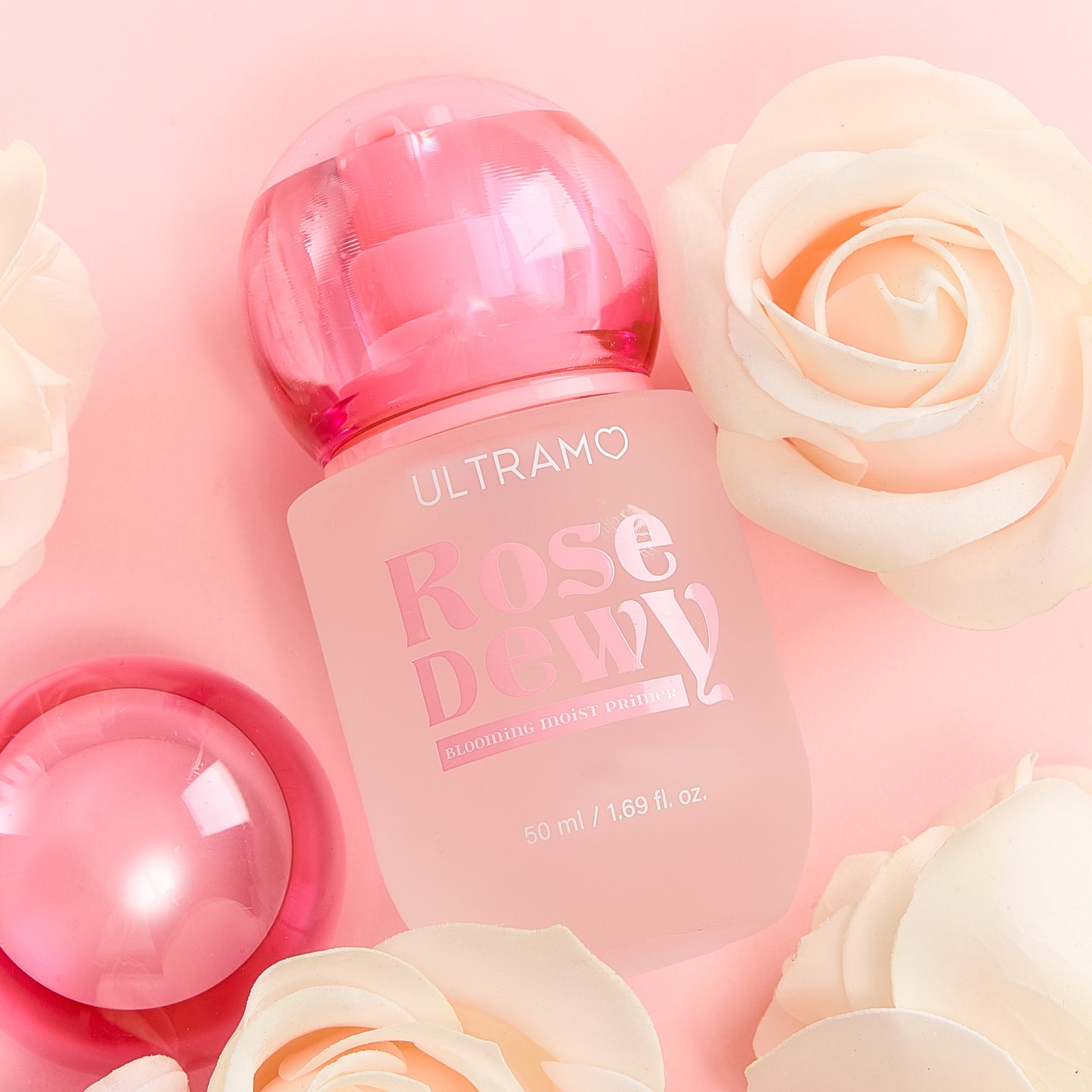 ULTRAMO UAMO Rose Flavored Pre-Makeup Gel in Glass Bottle WC302