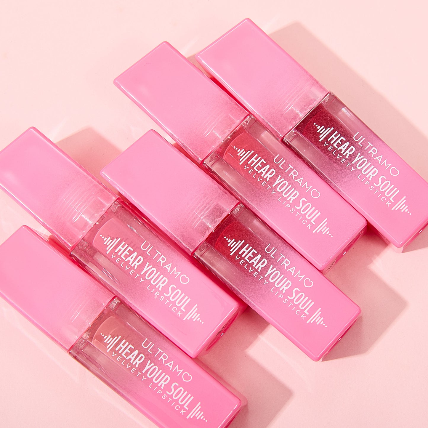 ULTRAMO UAMO 12 Color Gradient Matte Lip Gloss in Slanted Tube WD024