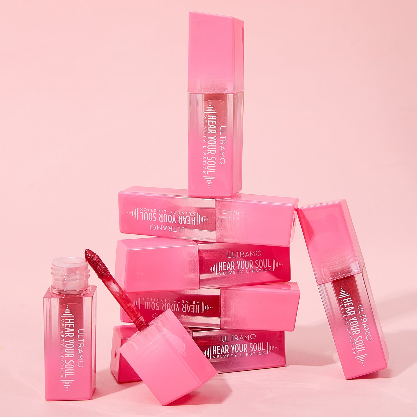 ULTRAMO UAMO 12 Color Gradient Matte Lip Gloss in Slanted Tube WD024