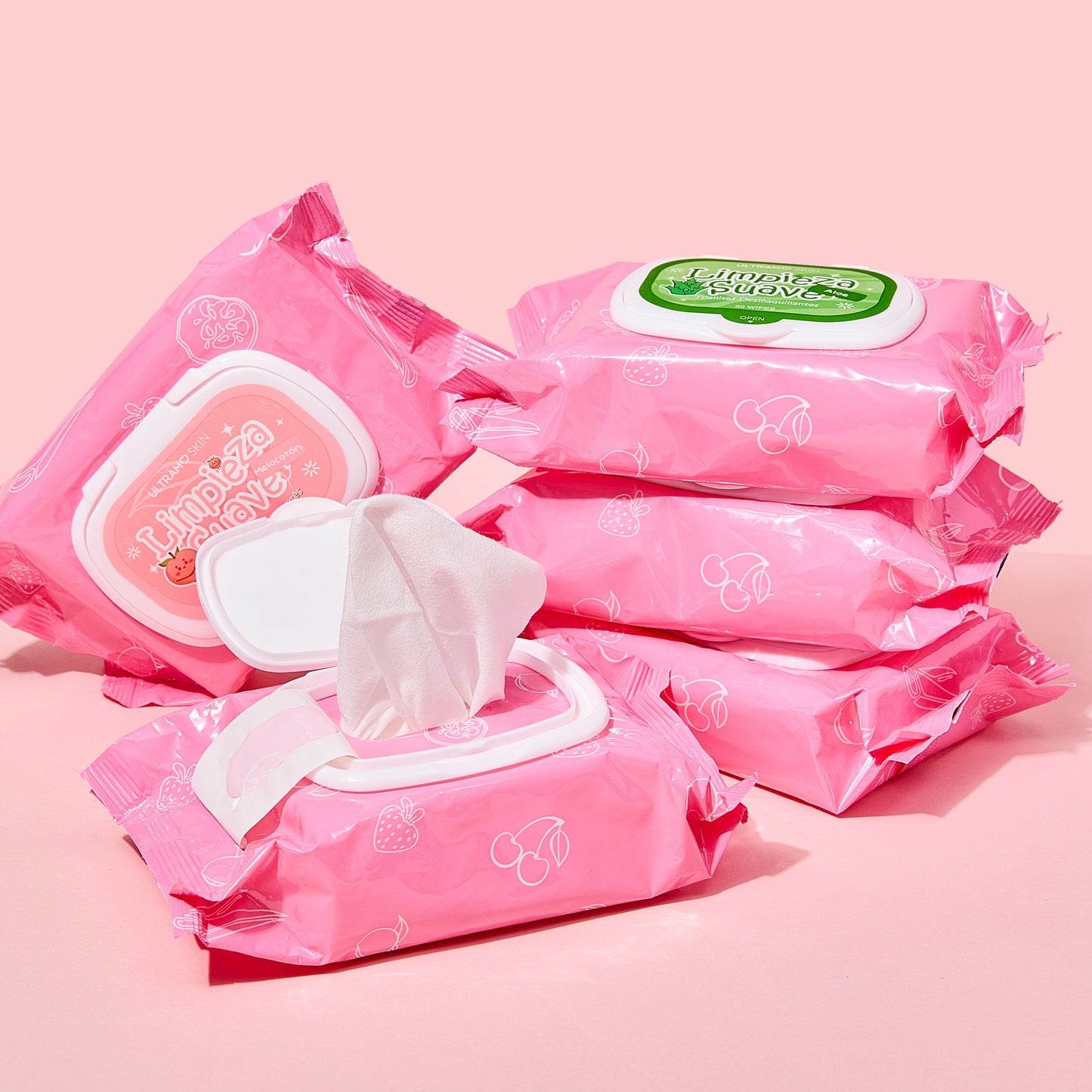 ULTRAMO UAMO SKIN Makeup Remover Wipes 30 Pieces with Lid 5 Flavors WD025