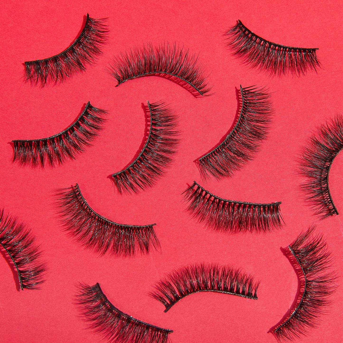 ULTRAMO feel lacquer pink box false eyelashes WC051
