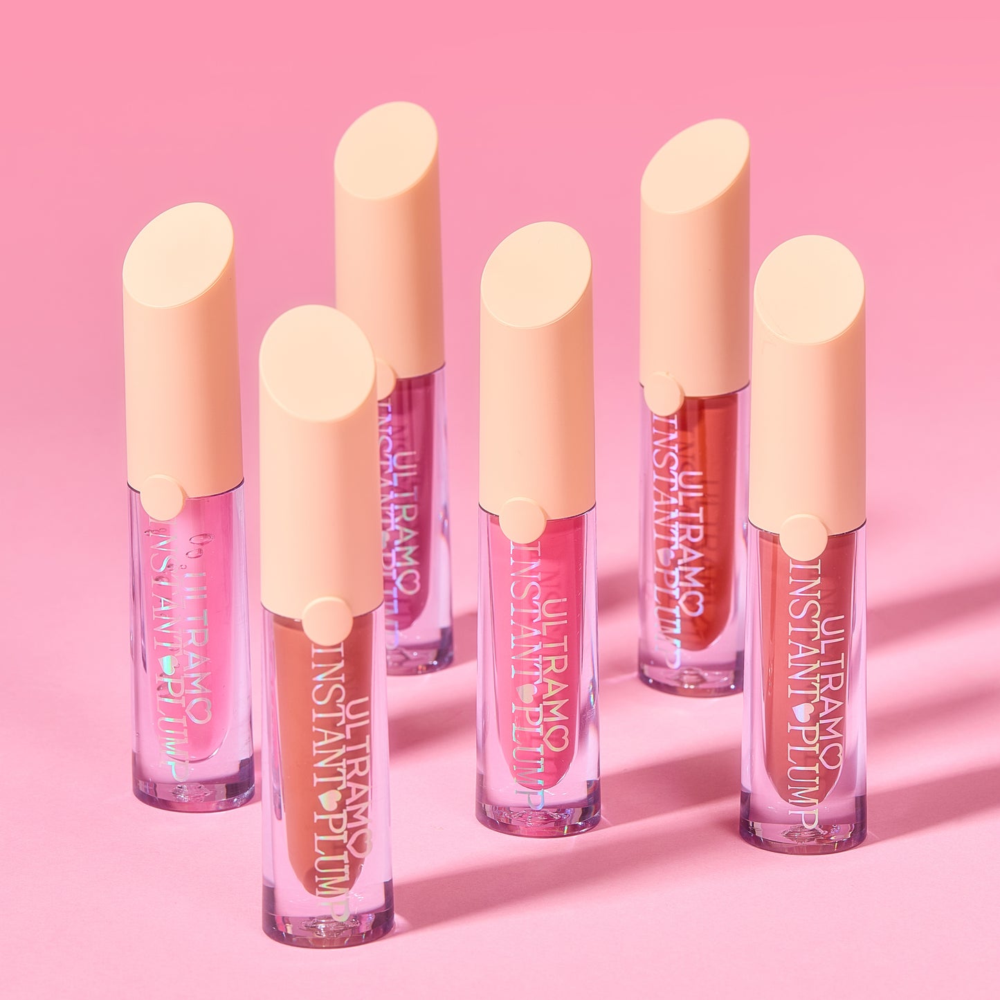 ULTRAMO UAMO 6 Color Oval Tube Slanted Lip Plumping Lip Color WD072