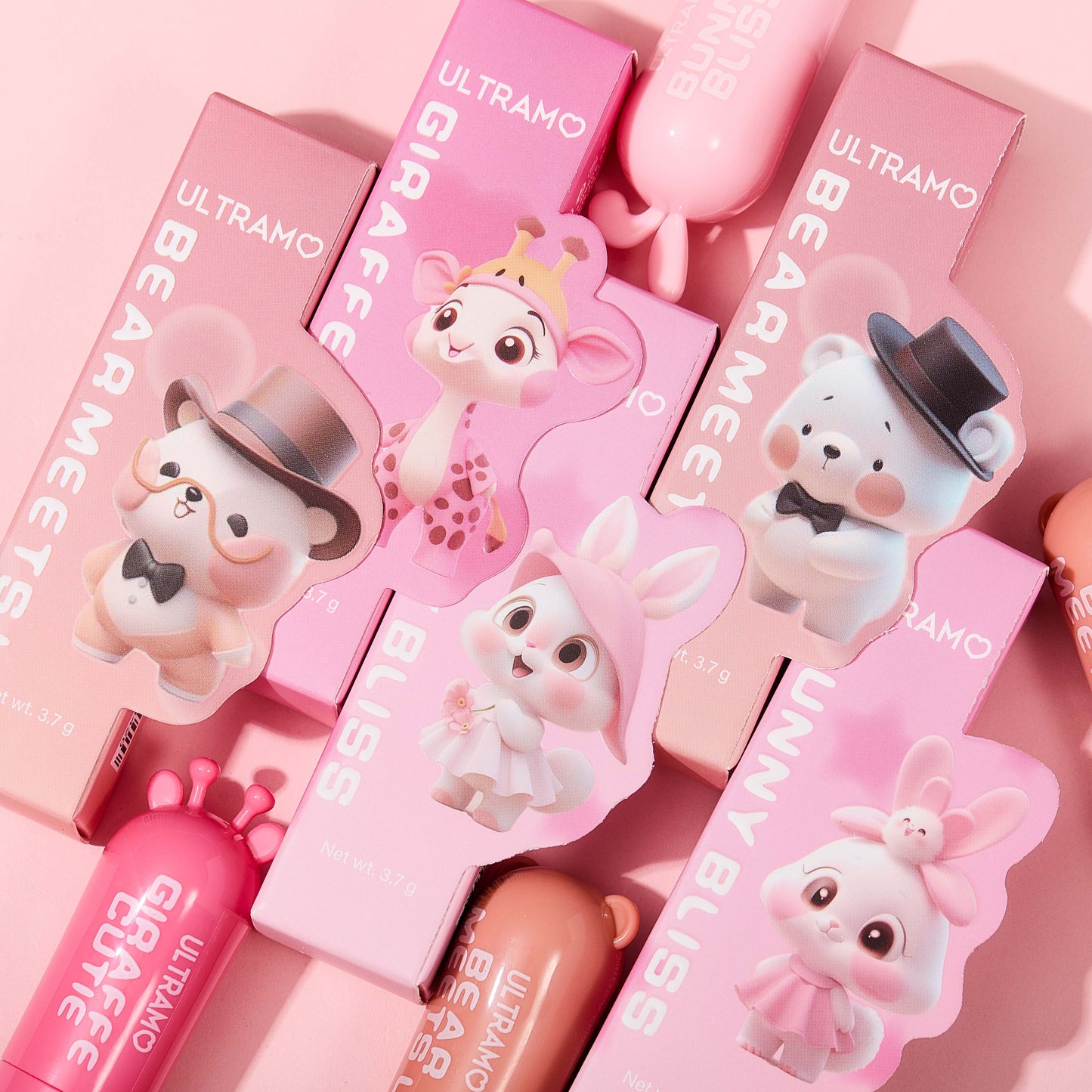 ULTRAMO UAMO 3 Animal Head Lipstick in 6 Colors WD089