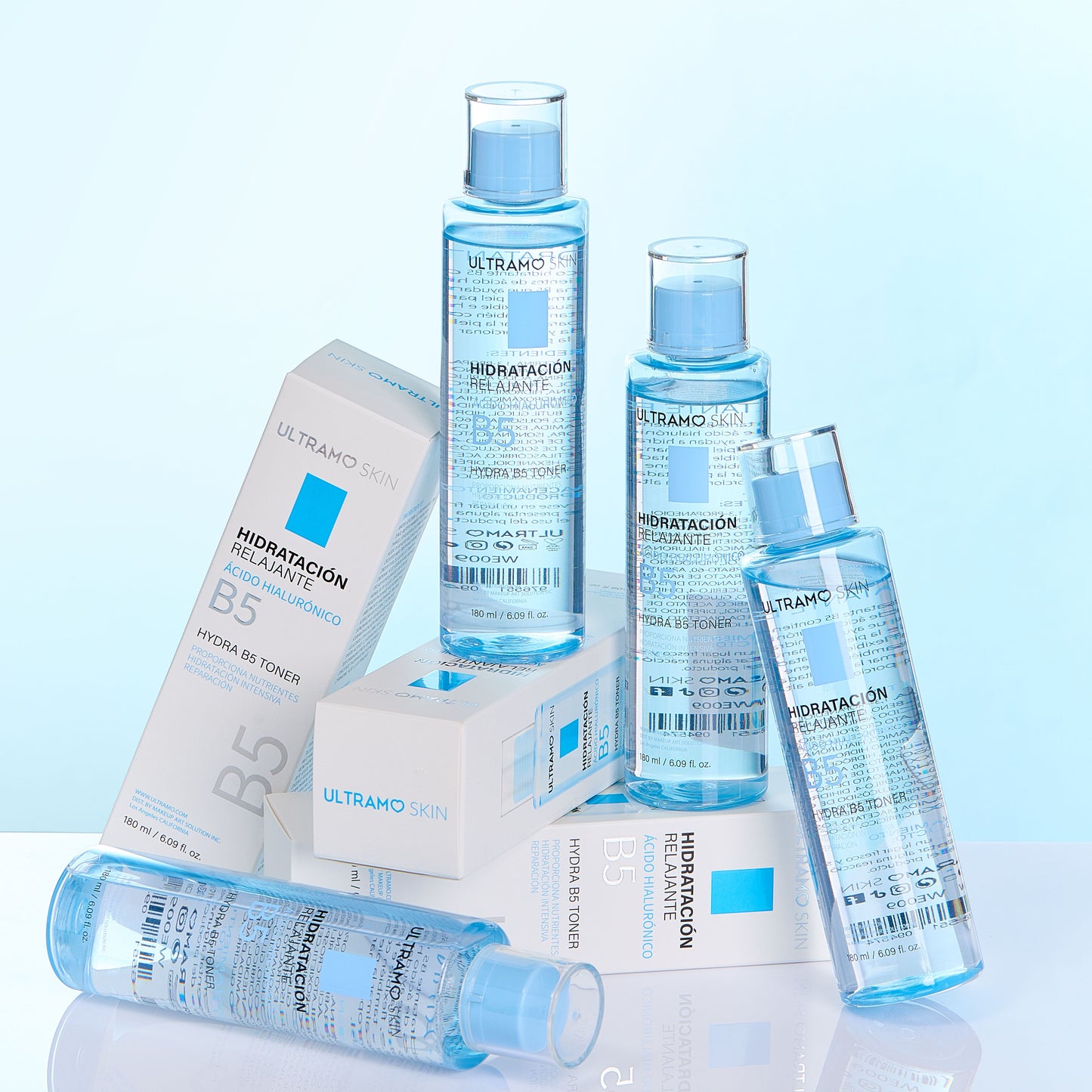 ULTRAMO UAMO SKINB5 Hyaluronic Acid Toner 180ml with Liner WE009