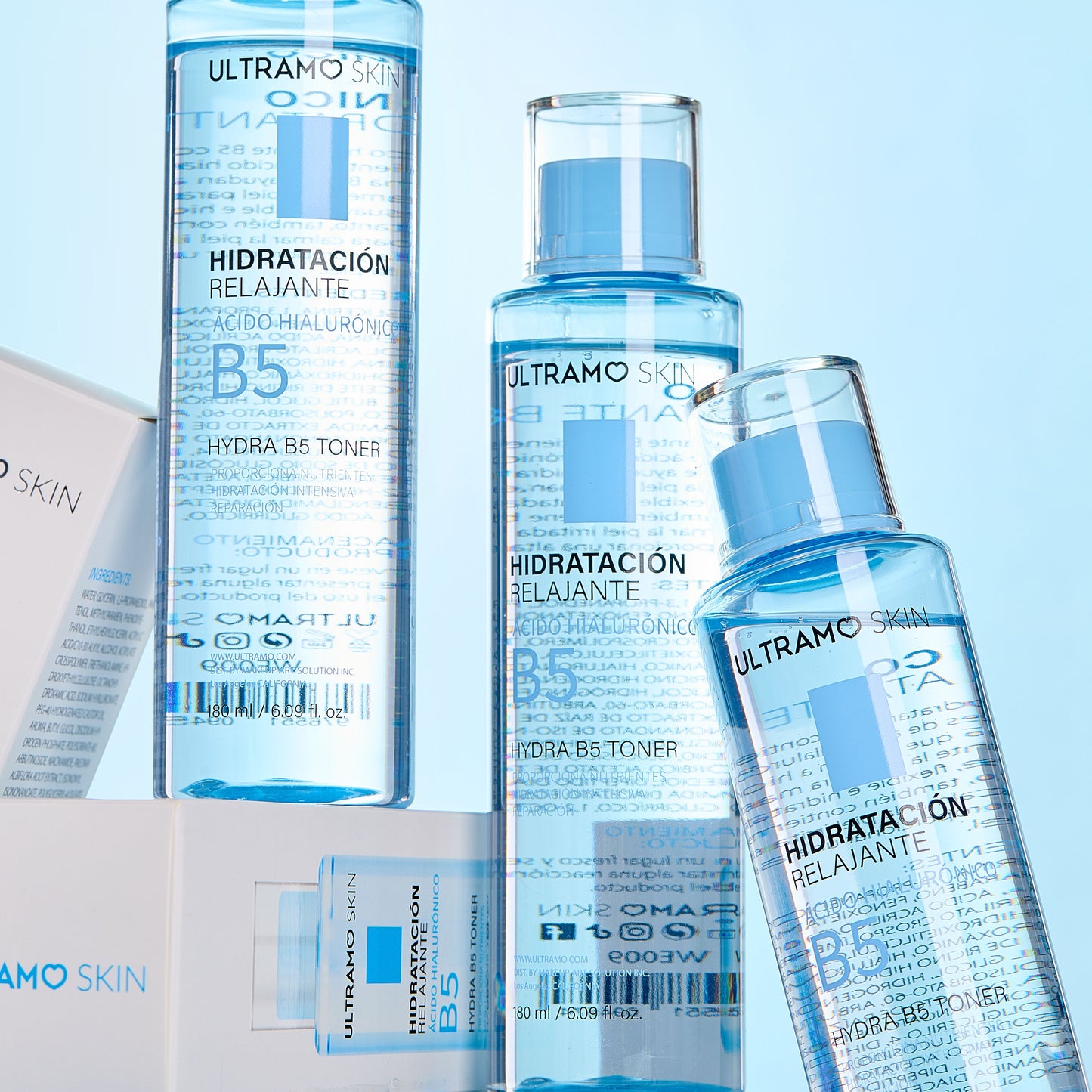 ULTRAMO UAMO SKINB5 Hyaluronic Acid Toner 180ml with Liner WE009