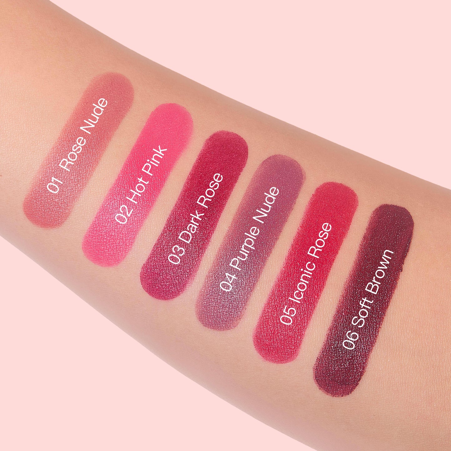ULTRAMO UAMO 10 Colors Top Cover Patch Square Tube Matte Lipstick WE021