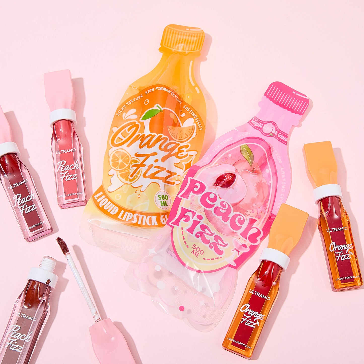 ULTRAMO UAMO 12 Shades Matte Lip Gloss Drink Pouch WE027