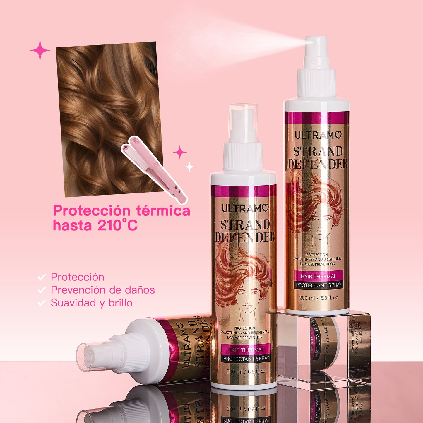 ULTRAMO UAMO White Bottle Hair Anti-Perm Spray WF081