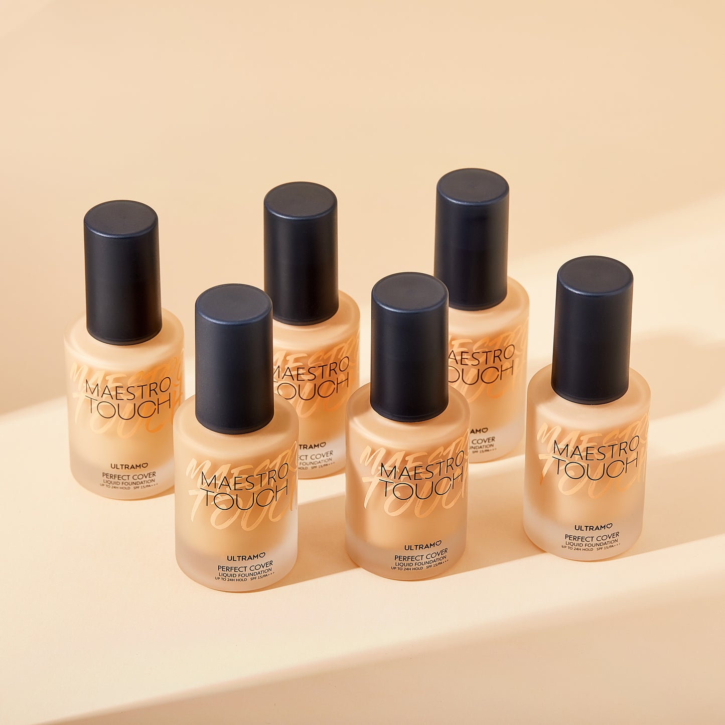 ULTRAMO Non-Sensory Master Round Bottle 6-Color Matte Liquid Foundation