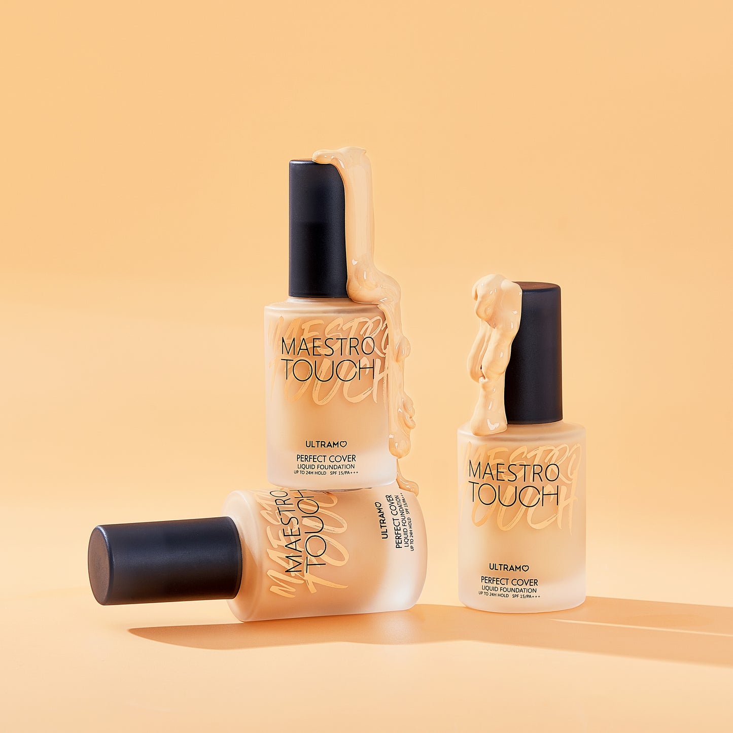 ULTRAMO Non-Sensory Master Round Bottle 6-Color Matte Liquid Foundation