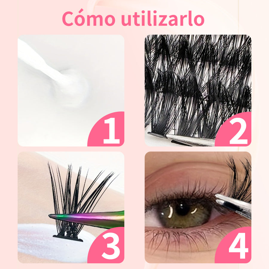 ULTRAMO SKIN Cotton Tip Eyelash Enhancer with Rose Color Cap B2281