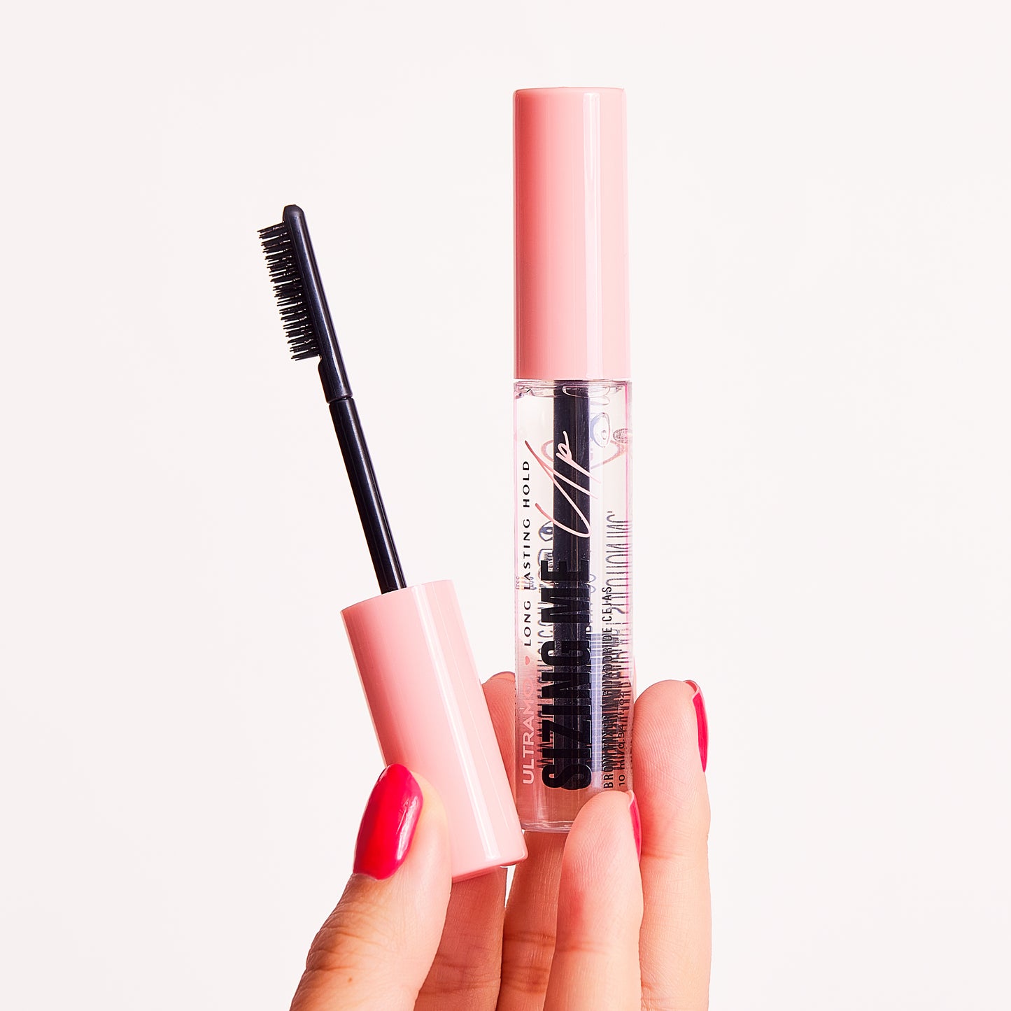 ULTRAMO Pink Cap Comb Tip Eyebrow Definer G2396
