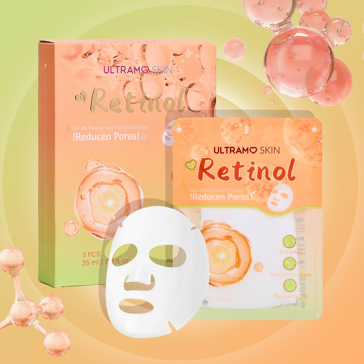 ULTRAMO UAMO Retinol Mask 5pcs set S2372