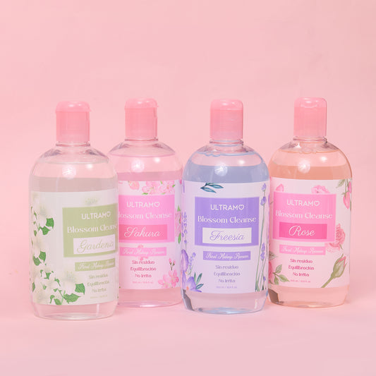 ULTRAMO【Box】12Pcs Floral Makeup Remover 500ml