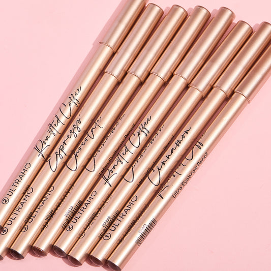 ULTRAMO 3 color wood pole with gold pole eyebrow pencil WA050
