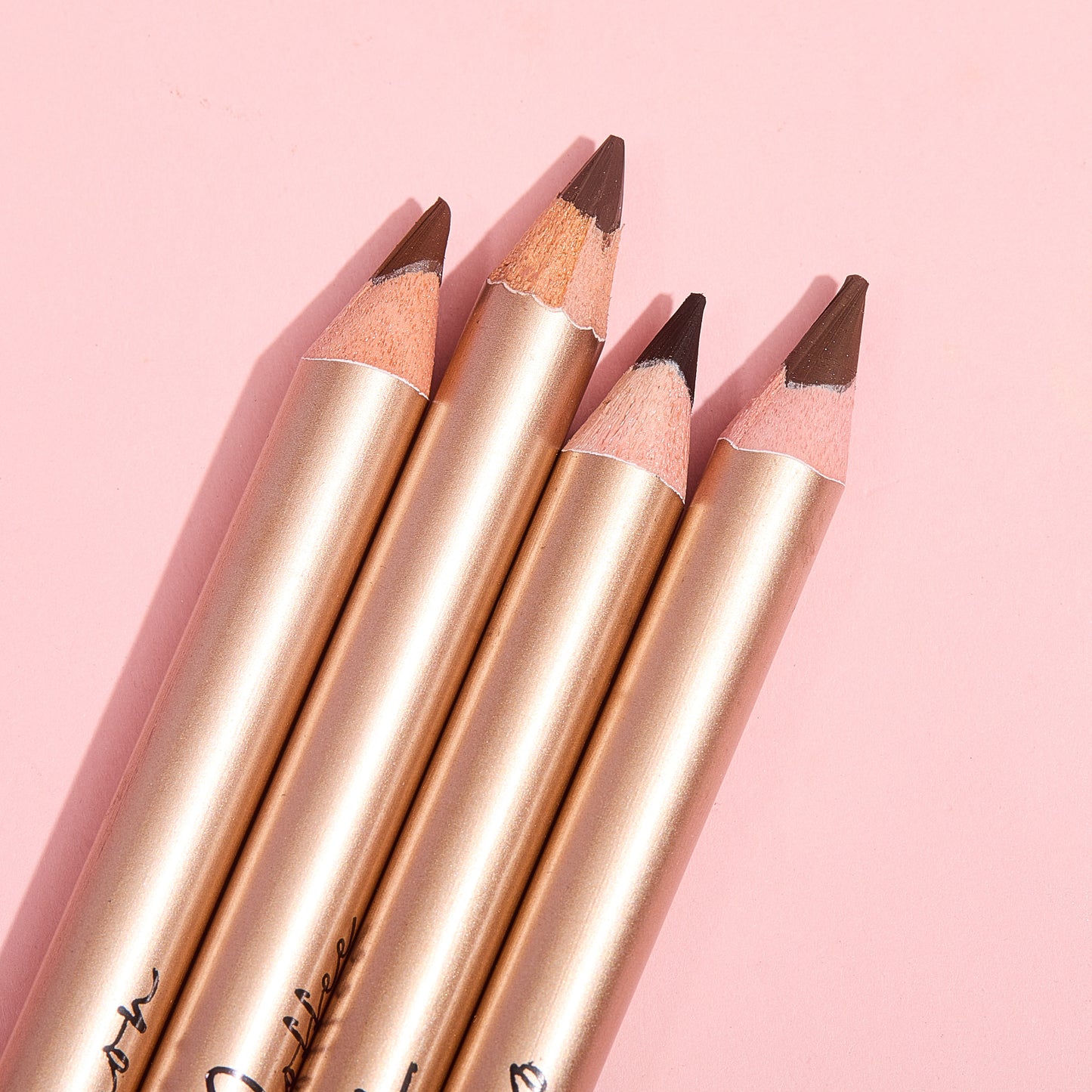 ULTRAMO 3 color wood pole with gold pole eyebrow pencil WA050