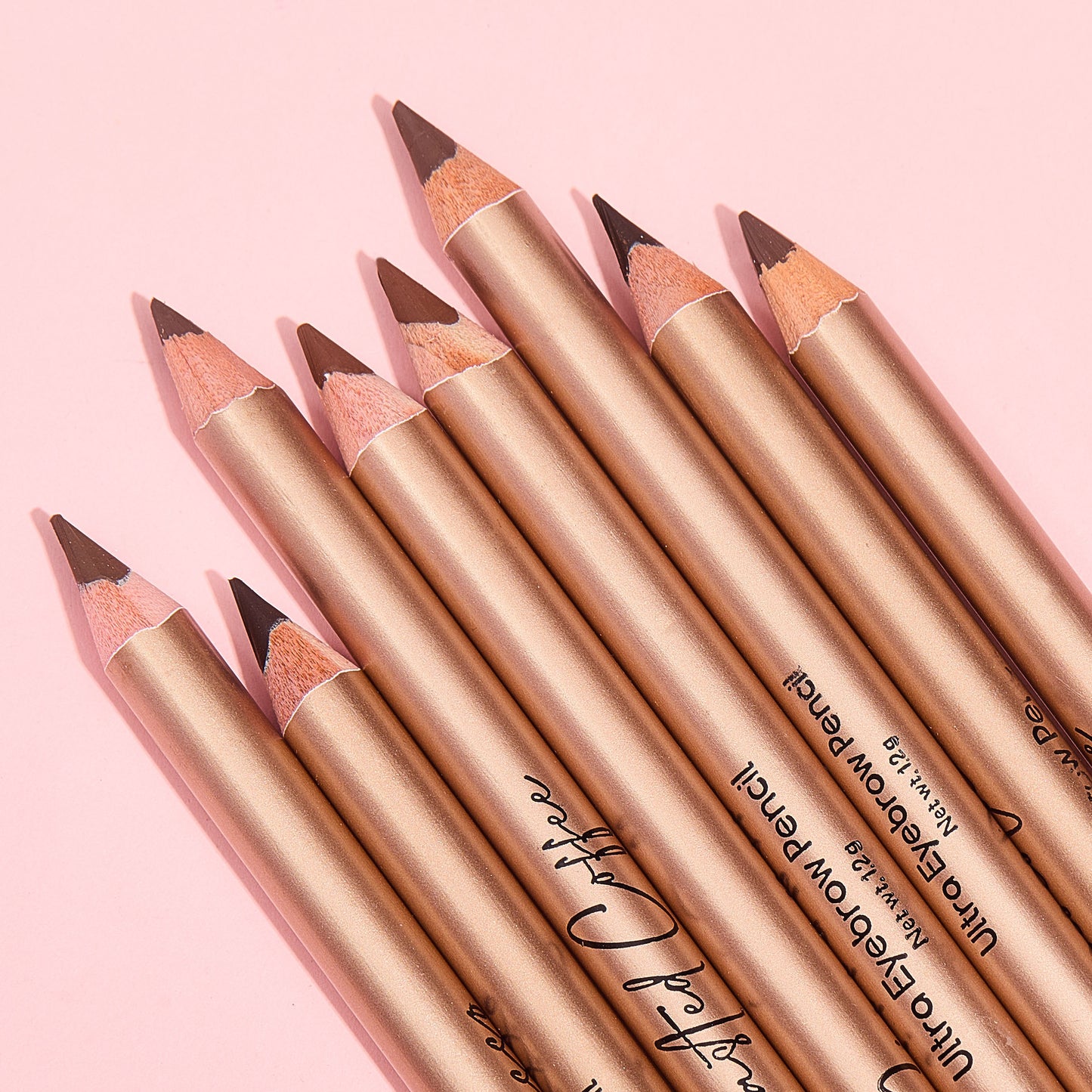 ULTRAMO 3 color wood pole with gold pole eyebrow pencil WA050
