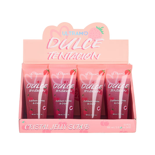 ULTRAMO【Box】12Pcs Cristal Jelly Scrub 100g