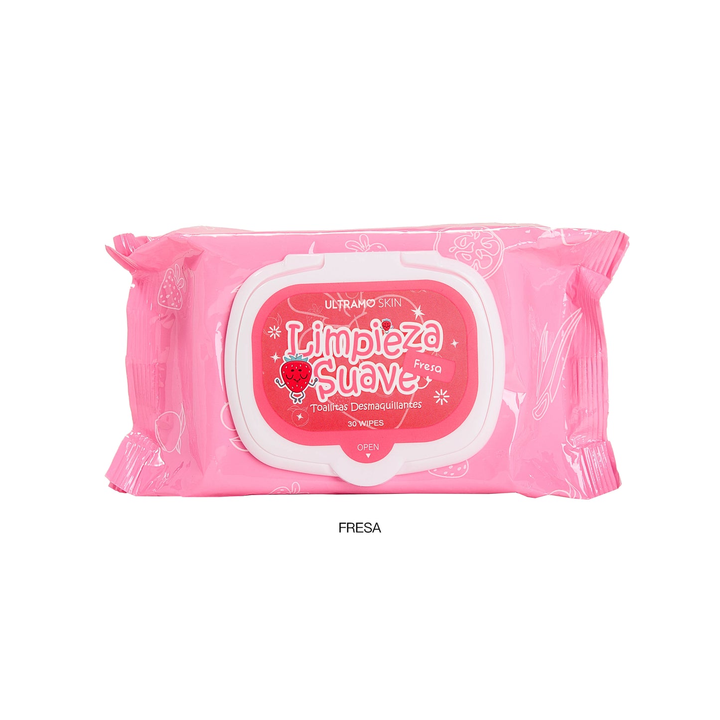 ULTRAMO UAMO SKIN Makeup Remover Wipes 30 Pieces with Lid 5 Flavors WD025
