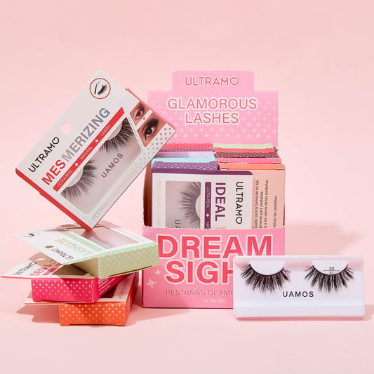 ULTRAMO UAMO feel paint box 10 layout false eyelashes WE001