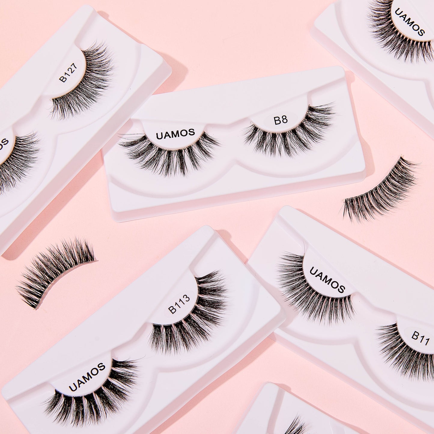 ULTRAMO UAMO Crystal Font Single Pair False Eyelashes WE005