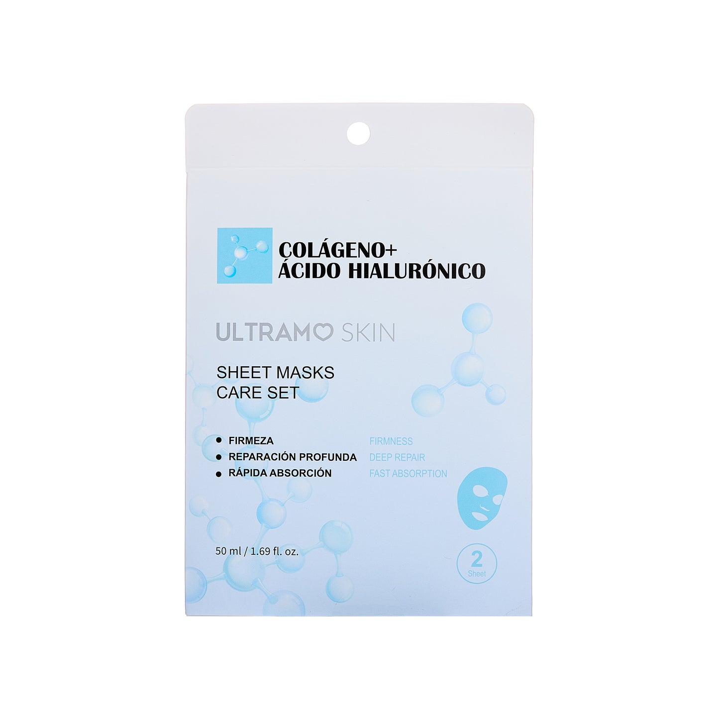 ULTRAMO SKIN 2-piece mask in a single envelope bag 25ML WE011