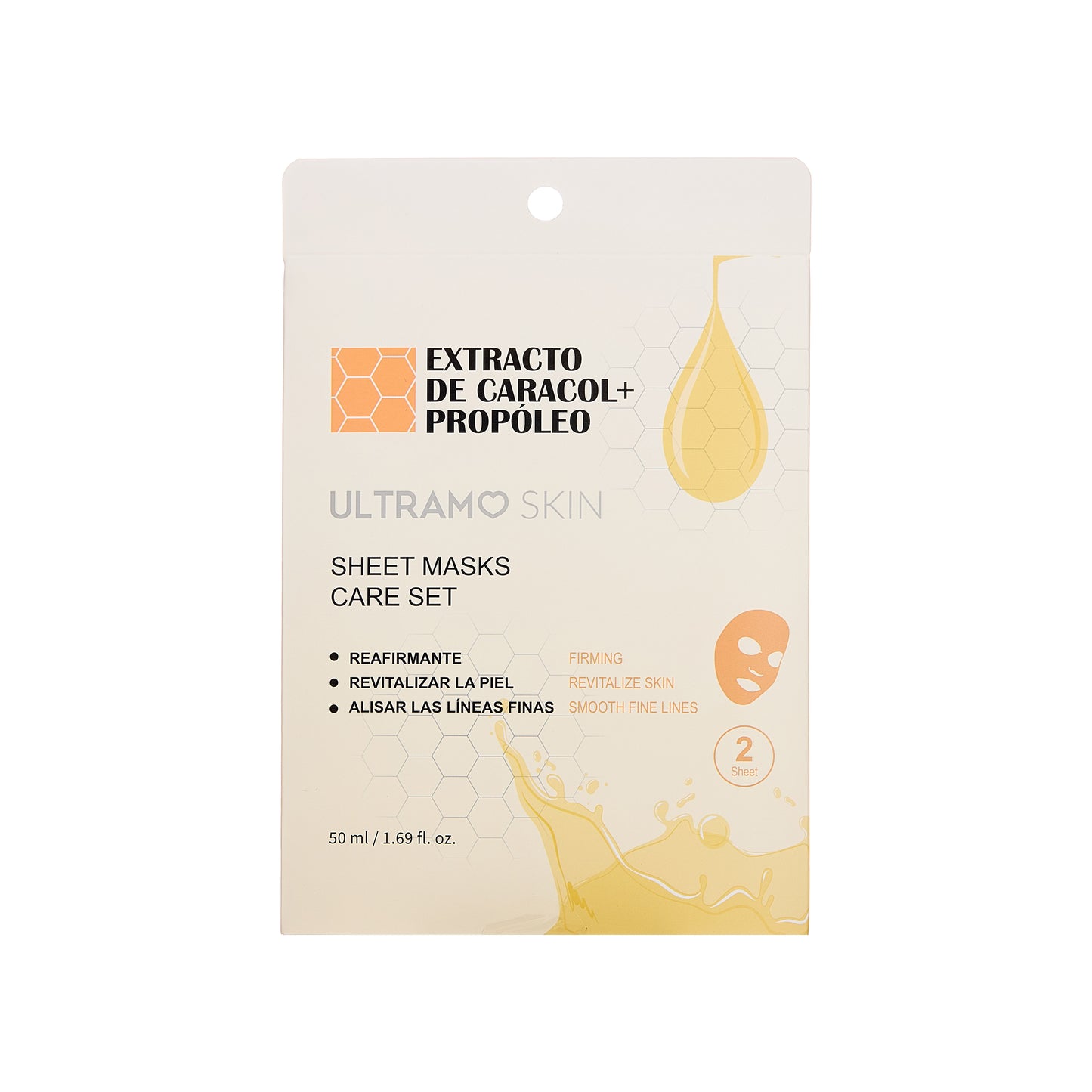 ULTRAMO SKIN 2-piece mask in a single envelope bag 25ML WE011