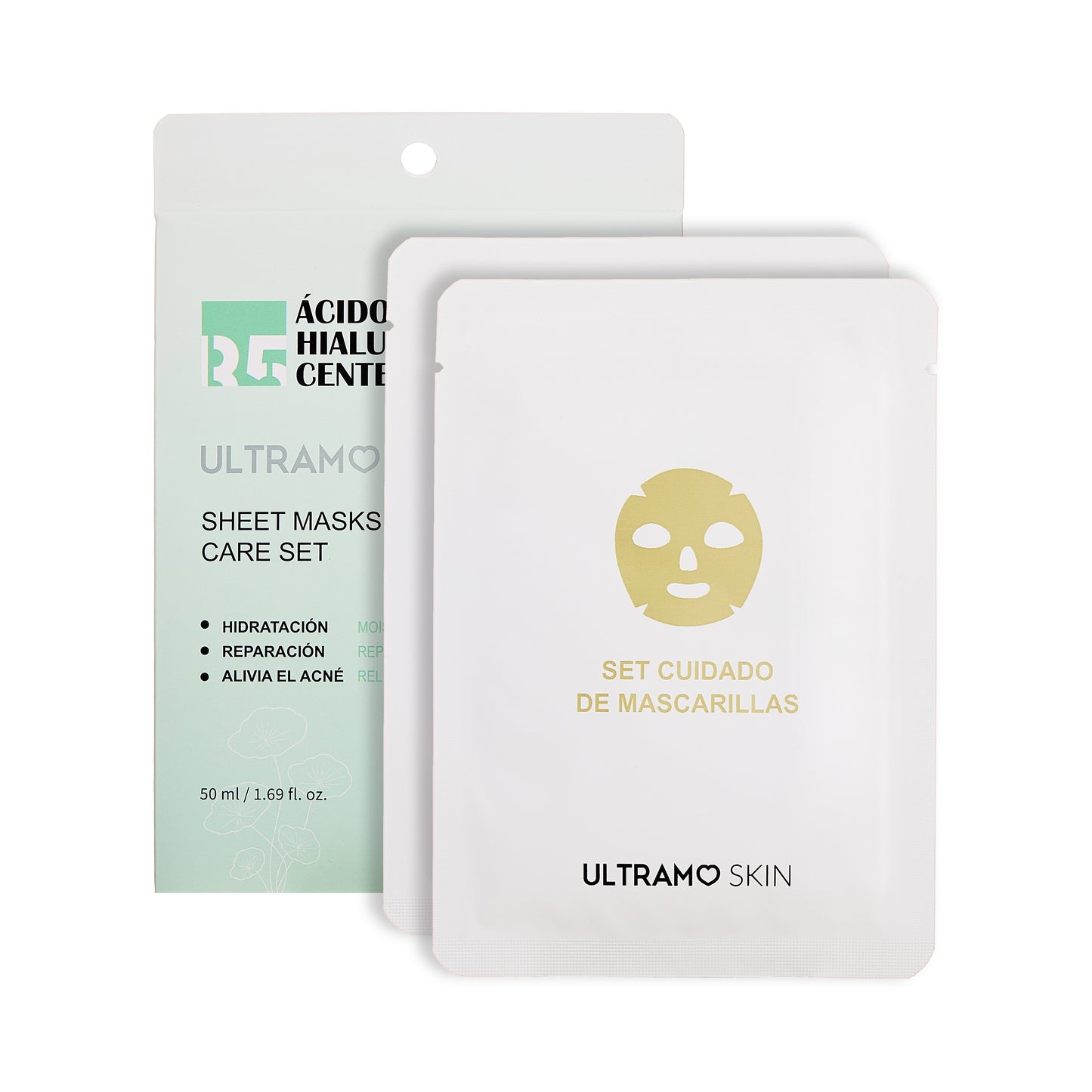 ULTRAMO SKIN 2-piece mask in a single envelope bag 25ML WE011