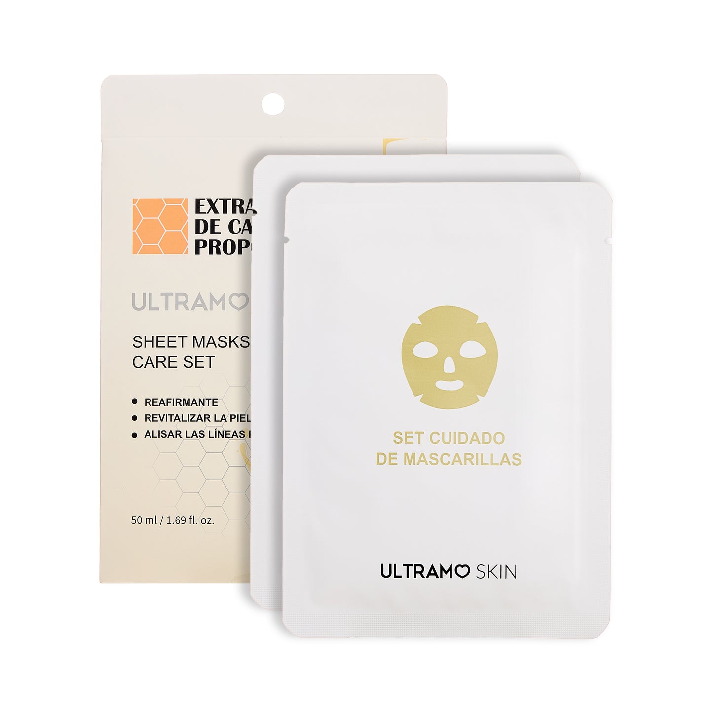 ULTRAMO SKIN 2-piece mask in a single envelope bag 25ML WE011