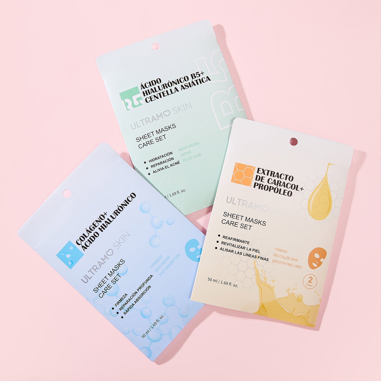 ULTRAMO SKIN 2-piece mask in a single envelope bag 25ML WE011