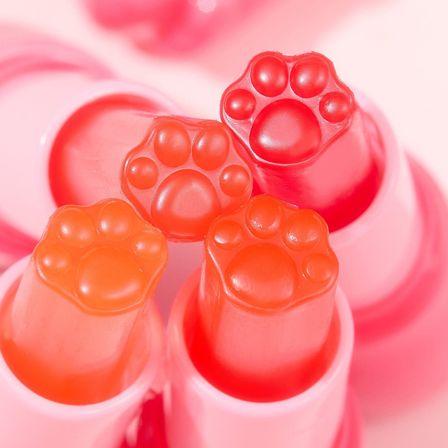 ULTRAMO UAMO 4 Colors Cat's Paw Jelly Color Changing Lip Balm WE037